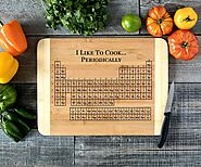 Personalized Periodic Table Cutting Board
