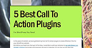 5 Best Call To Action Plugins | Smore Newsletters