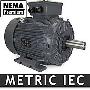 1 HP Metric IEC Motor - Frame: 80B34 - RPM: 3600