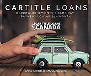 Take out Car Title Loans Ottawa to borrow money on the same day