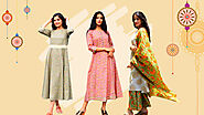 7 Kurti Style Ideal To Look Fabulous on Rakhi! | Maaesa Clothing