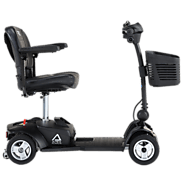 Apex Alumalite Compact Four-Wheeler Scooter - 4mph Maximum Speed – Mobility Solutions Direct 2018