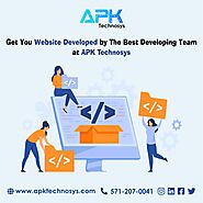 We acknowledge your web requirements the web development company, APK Technosys