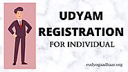 Udyam Registration For Individual