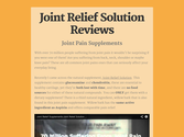Joint Relief Solution Reviews