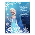 Frozen Elsa Birthday Invitation