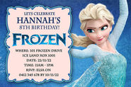 Best Selling Frozen Personalized Birthday Invitations 2014-2015