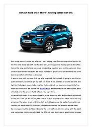 Renault kwid price there is nothing better than this
