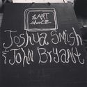 @joshuasongs #spellmuch? #blackboard #chaulk @hamishthepig #oops @carrieanneart #music #kelowna #november #ipic