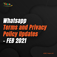 WhatsApp is Updating Their Terms And Privacy Policy Updates in FEB 2021