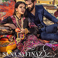 Sana Safinaz Winter Shawl Collection: 15+ Designs - Shadi Dress