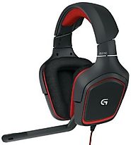 Logitech G230 Stereo Gaming Headset, PC Headset with Mic