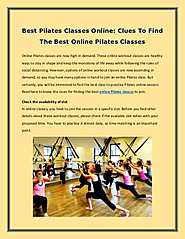 Best Pilates Classes Online: Clues To Find The Best Online Pilates Classes
