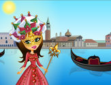 Giochi di carnevale per bambini: vesti la dama di Venezia