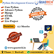 Python Development Course Classes Training Institute @ QUASTECH