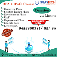 RPA Course Classes Training Institute @ QUASTECH