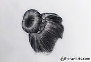 How To Draw Hair Step By Step : 8 Steps | The Ravi arts