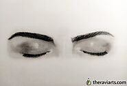 How To Draw Closed Eyes For Beginners » Human Body Drawing Tutorials