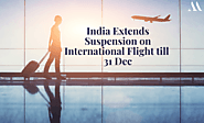 India Extends Suspension on International Flight till 31 Dec, allows Selected Flights
