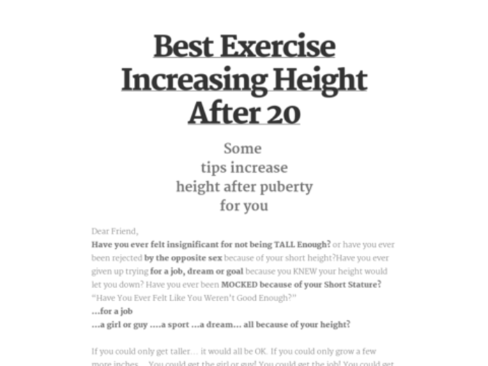 Best Exercise Increase Height After 21 A Listly List