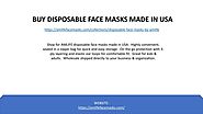 PPT - AMLIFE Disposable Face Masks Made in USA PowerPoint Presentation - ID:10345441