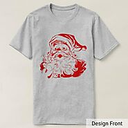 Red Santa Claus for Christmas T-Shirt