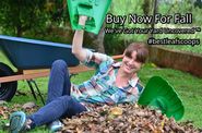 Oversize Leaf Scoops ***Lifetime Guarantee*** Superior Quality Multipurpose Hand Held Rakes, Ideal for Fast Leaf and ...