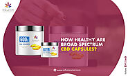 How Healthy Are Broad Spectrum cbd Capsules?