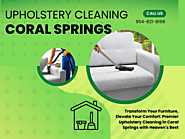 Renew and Refresh: Experience Unparalleled Upholstery Cleaning in Coral Springs with Heaven's Best