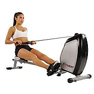 EFITMENT Magnetic Rowing Machine Rower for Home Exercise w/Digital Monitor, 250 LB Weight Capacity, 40 Inch Rail Leng...