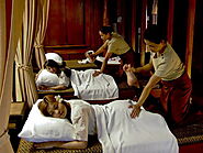 Traditional Thai couple massage