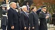President Trump’s visit at Arlington National Cemetery on Veterans Day