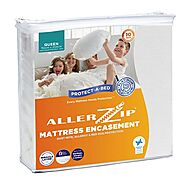 Protect-A-Bed Allerzip Dust Mite & Bed Bug Waterproof Mattress Encasement Protector