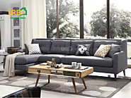 Bàn ghế sofa vải giá rẻ cho phòng khách - Nội thất Urba