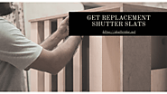 Get Replacement Shutter Slats