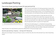 Landscape Planting Design Services in Rockland NY