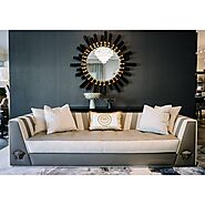Versace Home Via Gesu Sofa Floor Sample — Grayson Luxury
