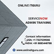 Servicenowadmin admin training