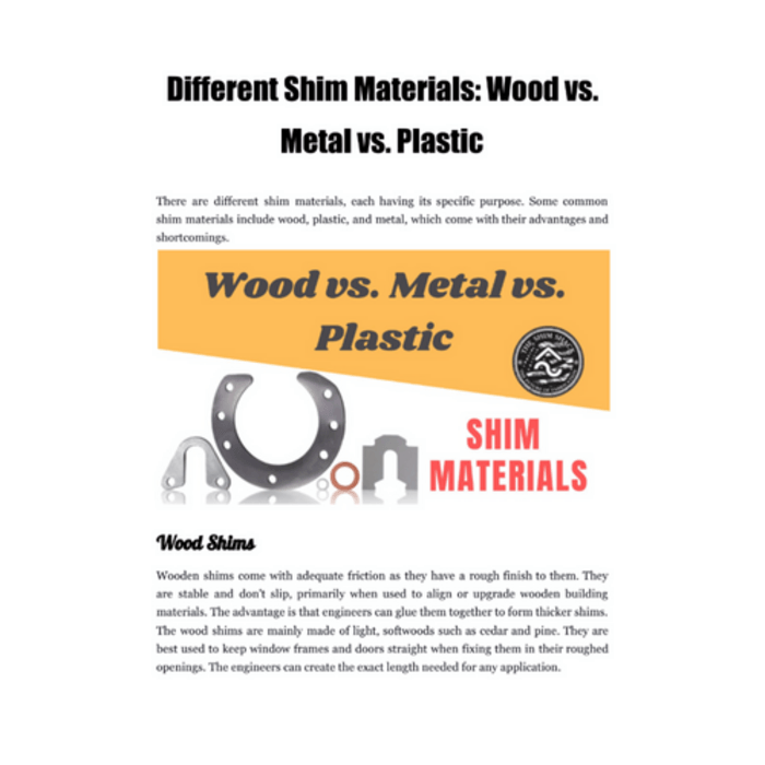 Metal Shims A Listly List