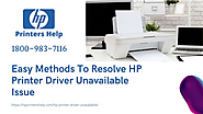 HP Printer Driver is Unavailable 1-8009837116 HP Printer Driver Download