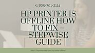 Why Hp Printer Is Offline? 1-8057912114 Hp Printer Not Connecting to Internet -Fixes
