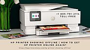 Hp Printer Showing Offline -How to Fix? 1-8057912114 HP Printer Not Printing