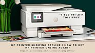 My Hp Printer Showing Offline -Contact 1-8057912114 HP Printer Helpline