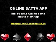 India's Best Satta Matka App To Play Online Satta Matka