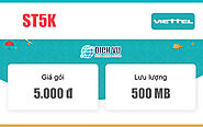 Gói ST5K Viettel – Miễn phí 500MB/ngày truy cập tốc độ cao chỉ 5k