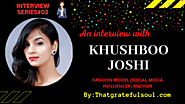 Interview with Khushboo Joshi: Miss Maharashtra 2018-19
