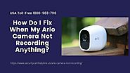 Arlo Camera Not Recording Anything 1-8009837116 Arlo Camera Says Offline