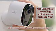 Arlo Camera Not Recording/Connecting? 1-8057912114 Arlo Phone Number
