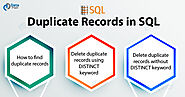 How to Find Duplicate Records in SQL - With & Without DISTINCT Keyword - DataFlair